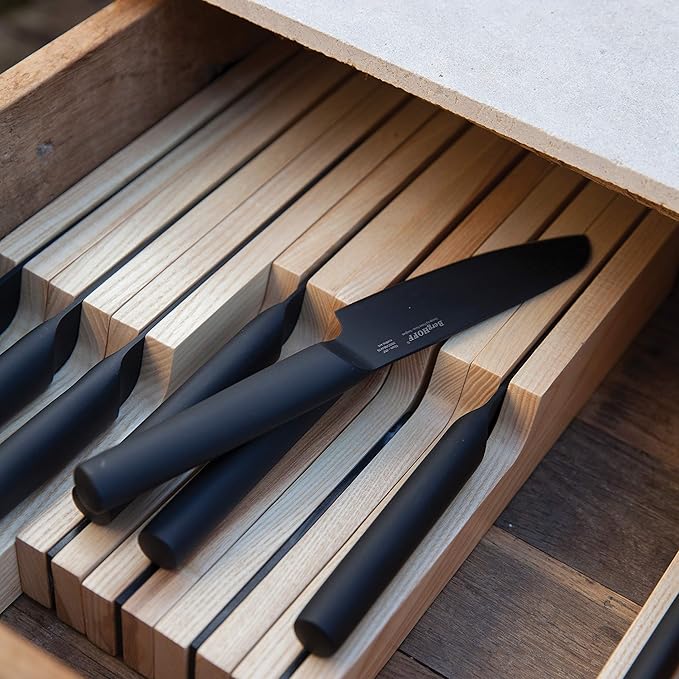 Set Cuchillos Cocina 4 Piezas Acero Inoxidable Antiadherente miniatura 6