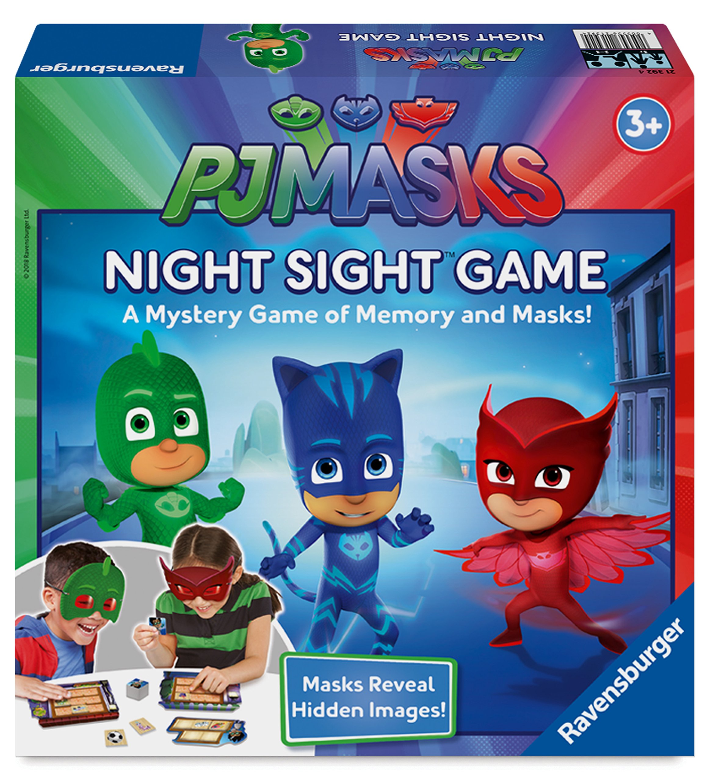 Ravensburger PJ Masks Night Sight Board Games for Kids Age 3 Years and