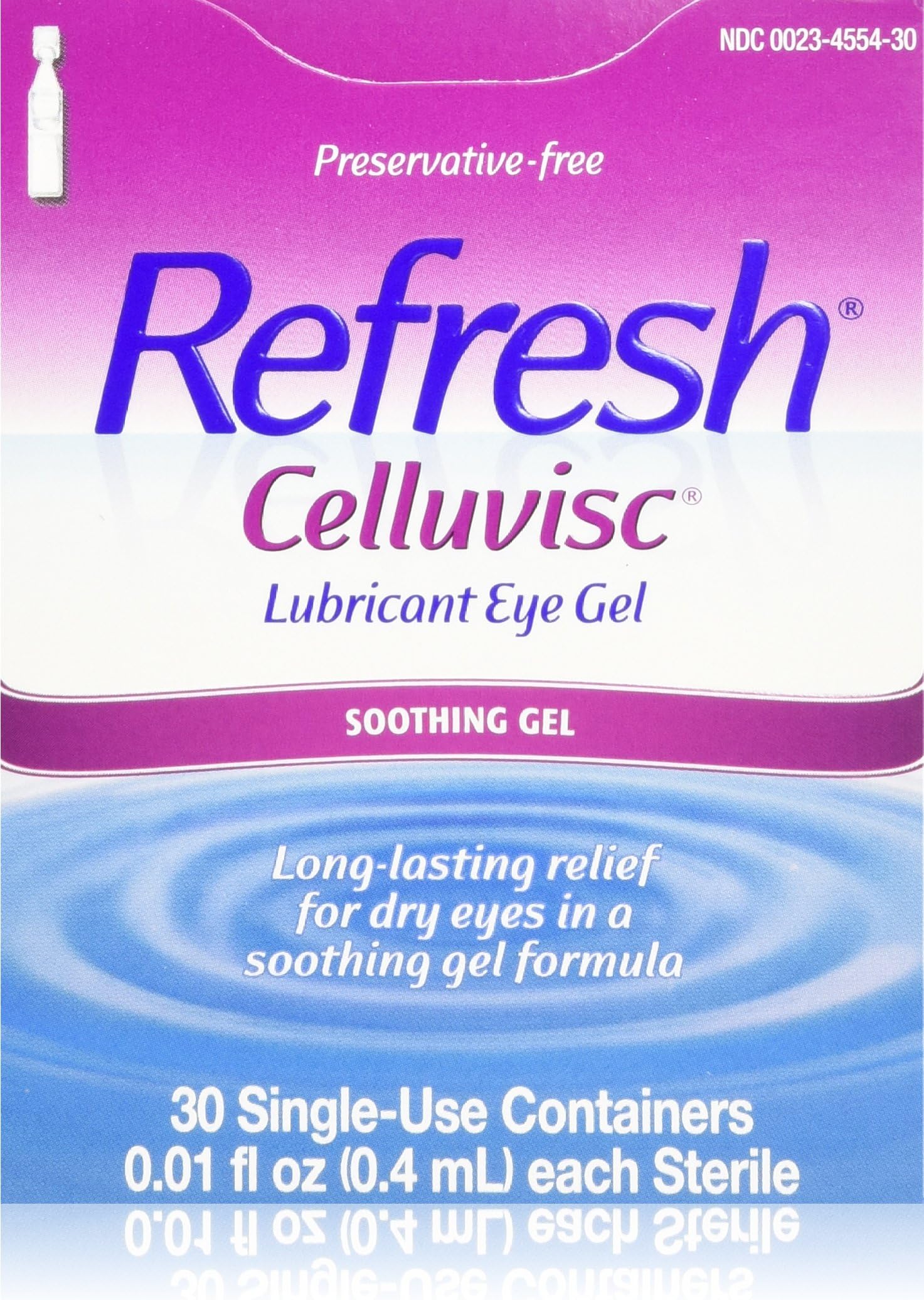 Celluvisc Lubricant Eye Gel Single-use Containers 30 Ea