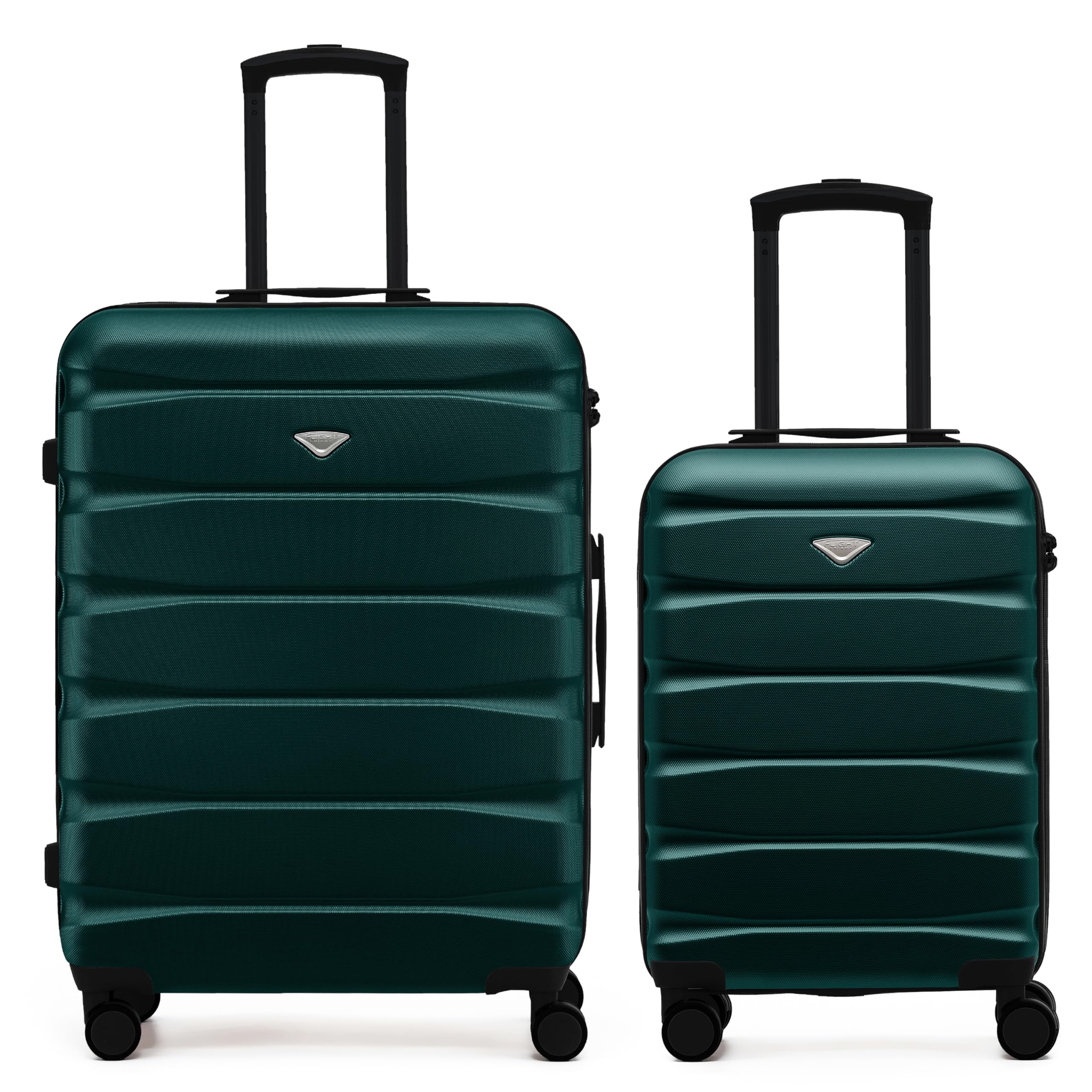 Flight Knight Underseat Cabin Suitcase 45x36x20cm | Free Hand Luggage for EasyJet & Wizz Air | Lightweight ABS Hard Shell with 8 Silent-Glide Spinner Wheels | Max Space Travel Bag — view 302