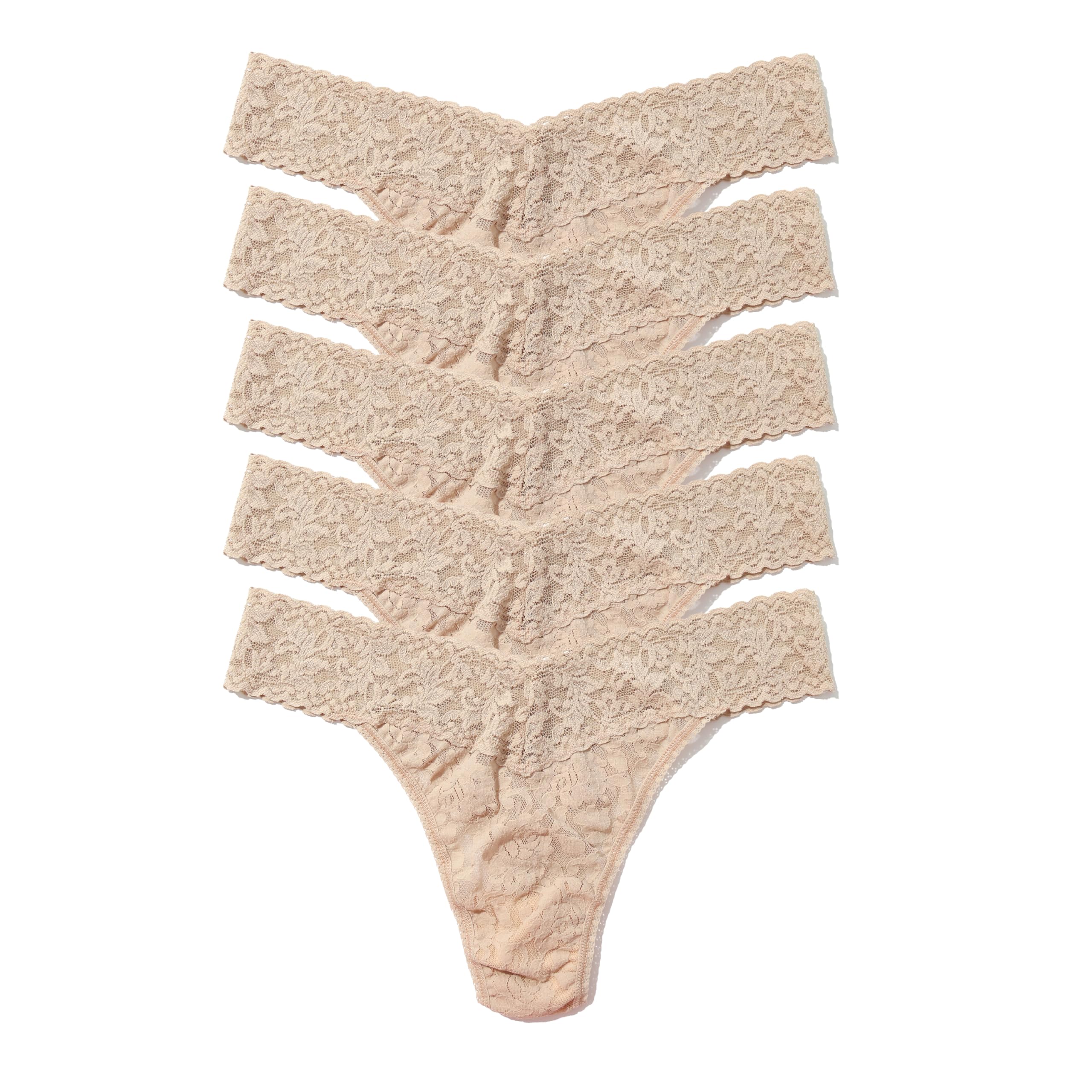 hanky panky - Signature Lace Original Rise Thongs Essentials Edition One Size 4-14 Lace Lingerie Underwear 3 or