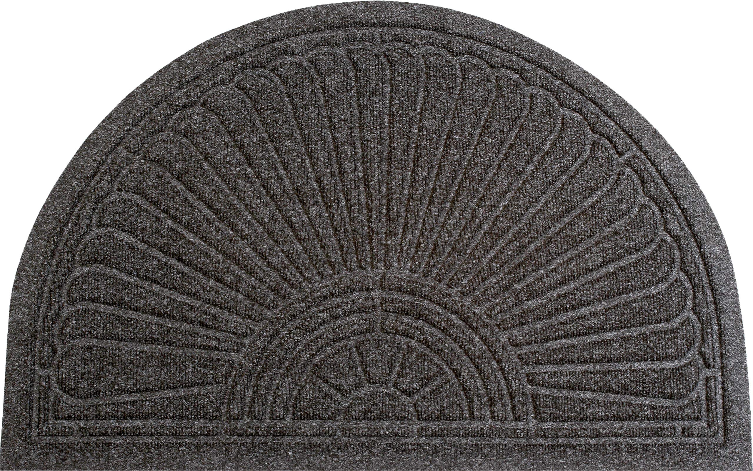 Dune Halfmoon dark grey 55x85 cm, inside and outside, washable