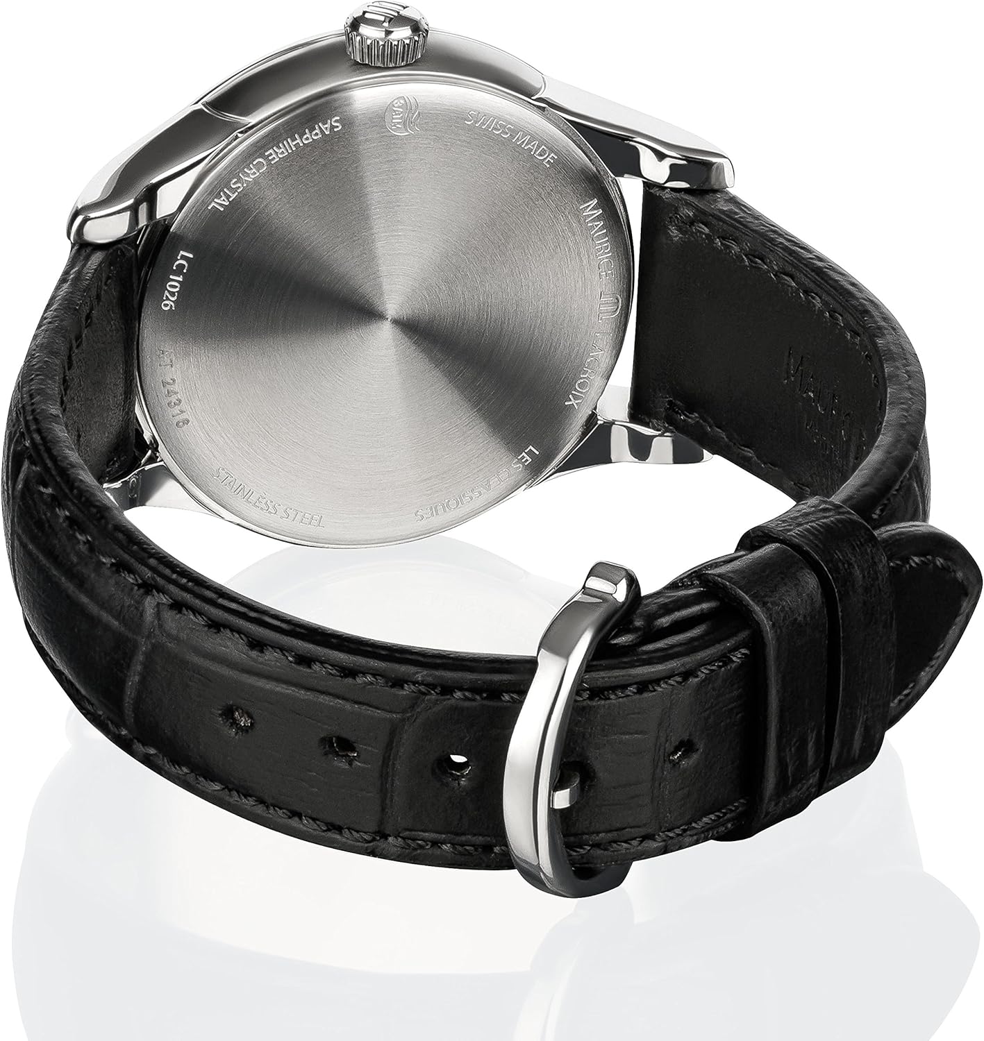 Maurice Lacroix Orologio Analogico al Quarzo Svizzero Donna con Cinturino in Pelle LC1026-SS001-131-1 Maurice Lacroix Orologio Analogico al Quarzo Svizzero Donna con Cinturino in Pelle LC1026-SS001-131-1