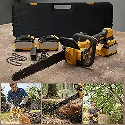 Motosserra Elétrica Sem Fio 2 Baterias 50v Extensível 120cm Podador Podagalhos