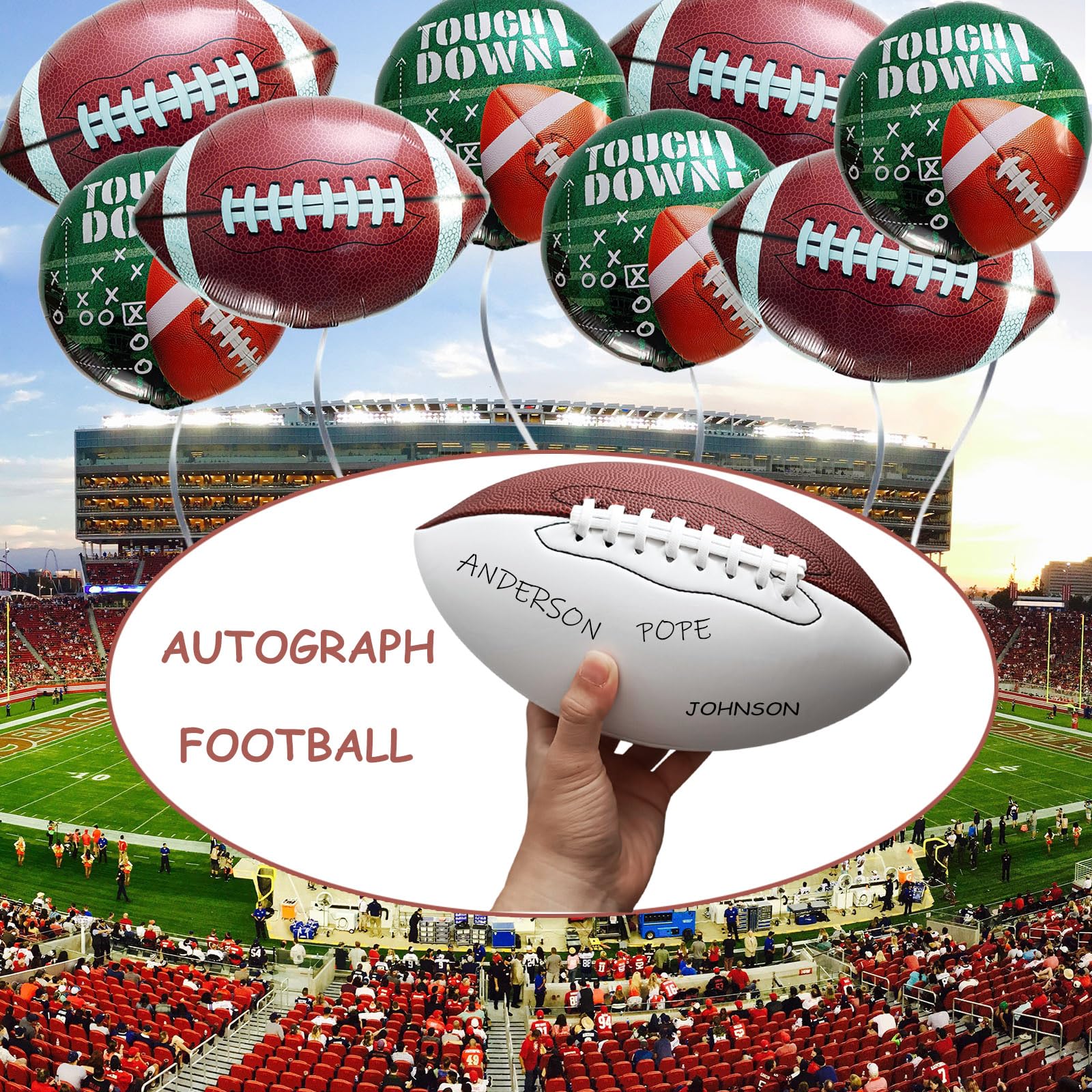 アメフトの記念ボール　サイン入り 613B-5+ivLL._AC_UL210_SR210,