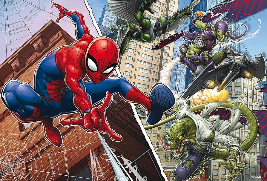 Amazon.com: Marvel Puzzle DF Plus 108 Spiderman : Toys & Games