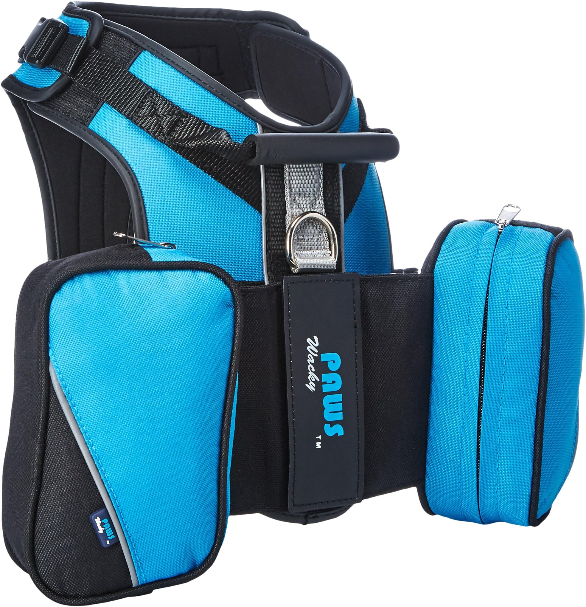 Wacky Paws Pet Sport Travel Harness, Medium, Blue