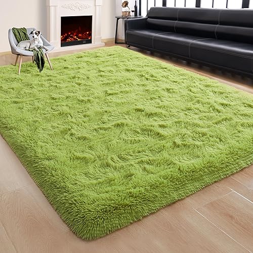 Miniatura 57 de Rostyle - Alfombras suaves y esponjosas para el dormitorio, sala de estar, alfombras peludas, alfombra de Navidad para niñas, niños, alfombras