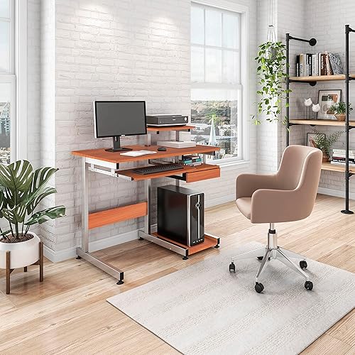 Miniatura 2 de Techni MOBILI - Escritorio para computadora multifunción. RTA-2706, Madera/Metal, Woodgrain