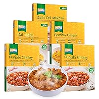 Vista 20 de Ashoka Meals 1932, kit de comida para calentar y comer, favoritos de los clientes, certificado Kosher, paquete variado a base de plantas, comida