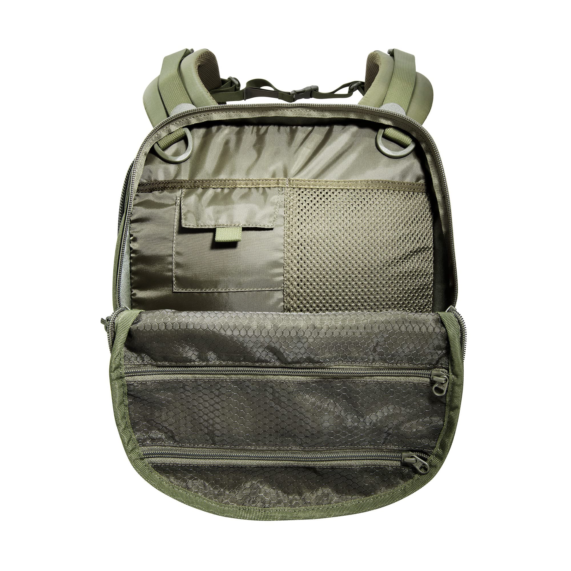 Tasmanian Tiger TT Companion 30 Daypack TT plecak męski, pojemność 30 l, z przegródką na organizer i rzepem Molle, oliwkowy, 30 l, Plecak