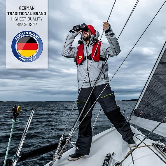 STEINER marine binoculars Navigator 7x30 - German quality optics, open bridge, 5m waterproof, compact and light, for spontaneous sailing trips or when going ashore