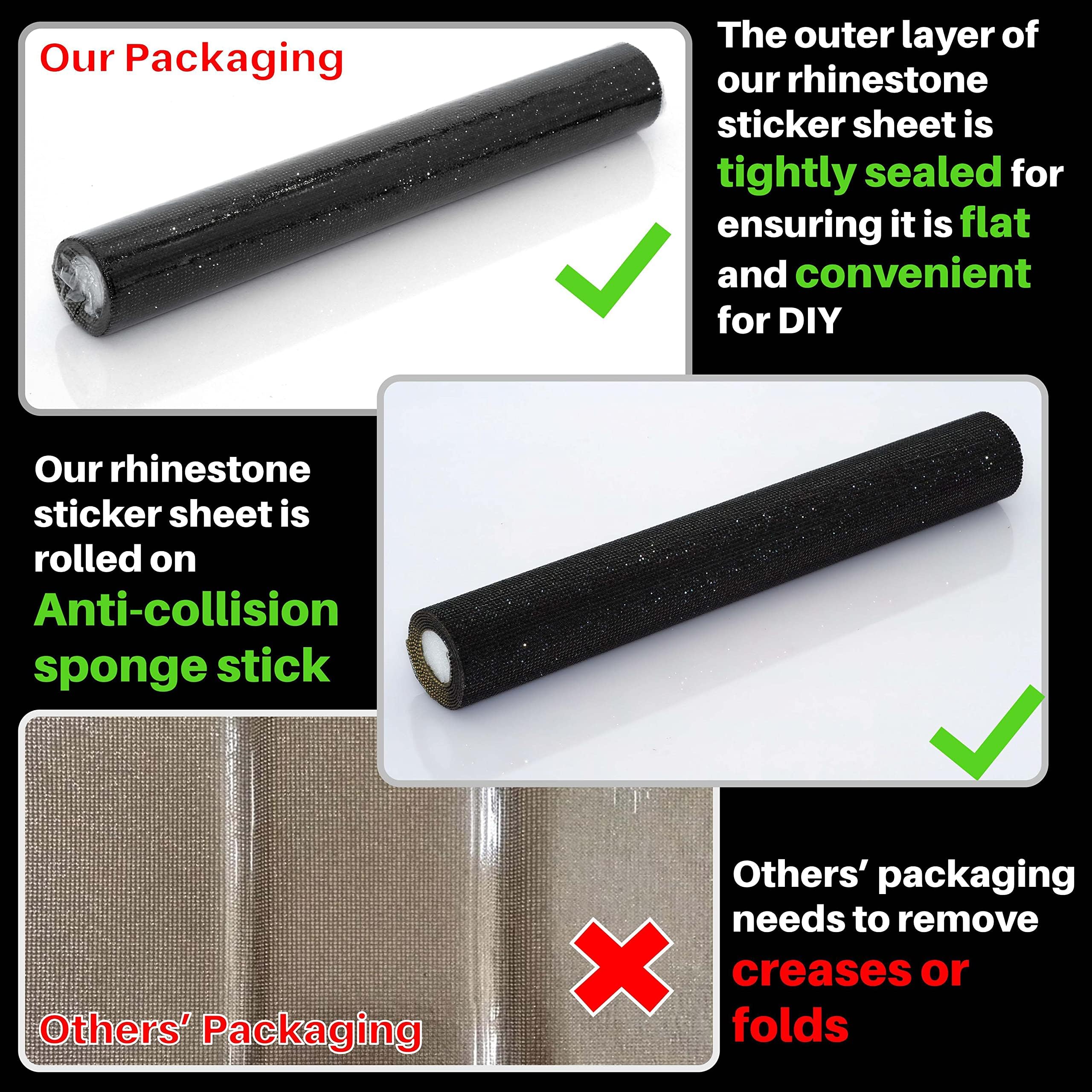 Annhao Adesivo Strass Make Up Strass Adesivi Rotondo Brillantini Make Up Con Pinzette Per - Foto 5