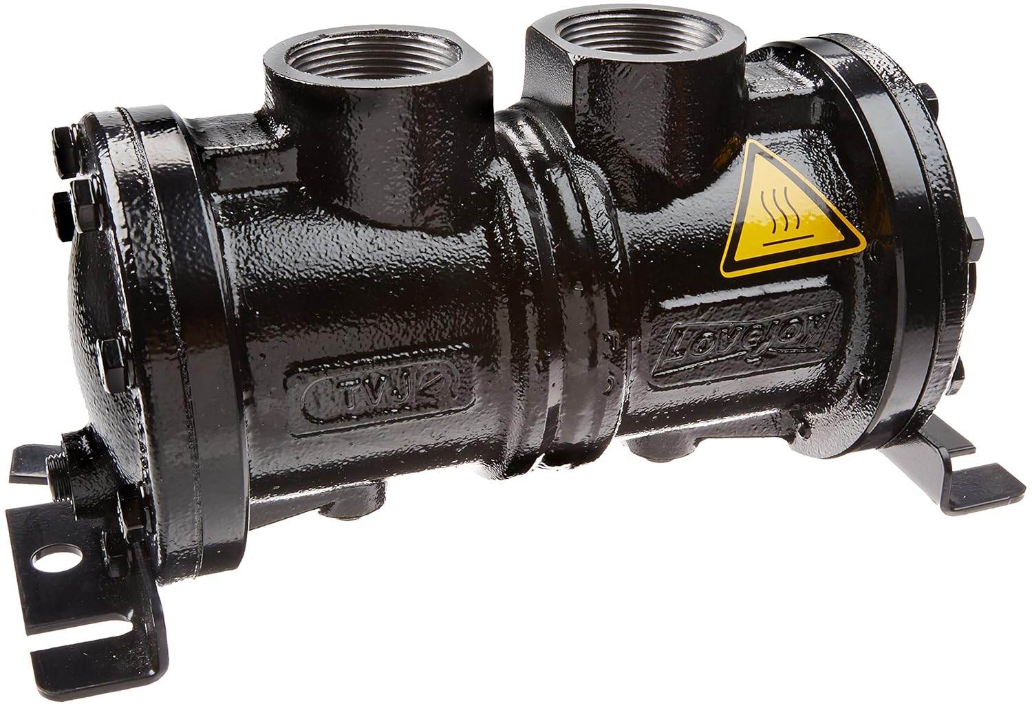 Lovejoy Hydraulics BNZ 12512252B WaterOil Cooler, Copper Tubes, 125