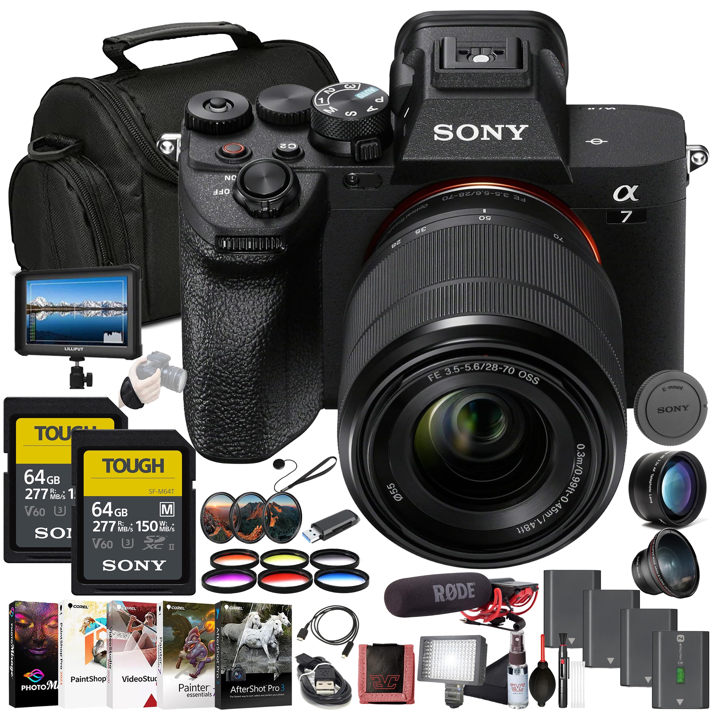 ゆーき　SONY α7 IVと付属品のセット α7IV到着 気になる付属品は？開梱レビュー！ 液晶保護ガラスも貼り付け