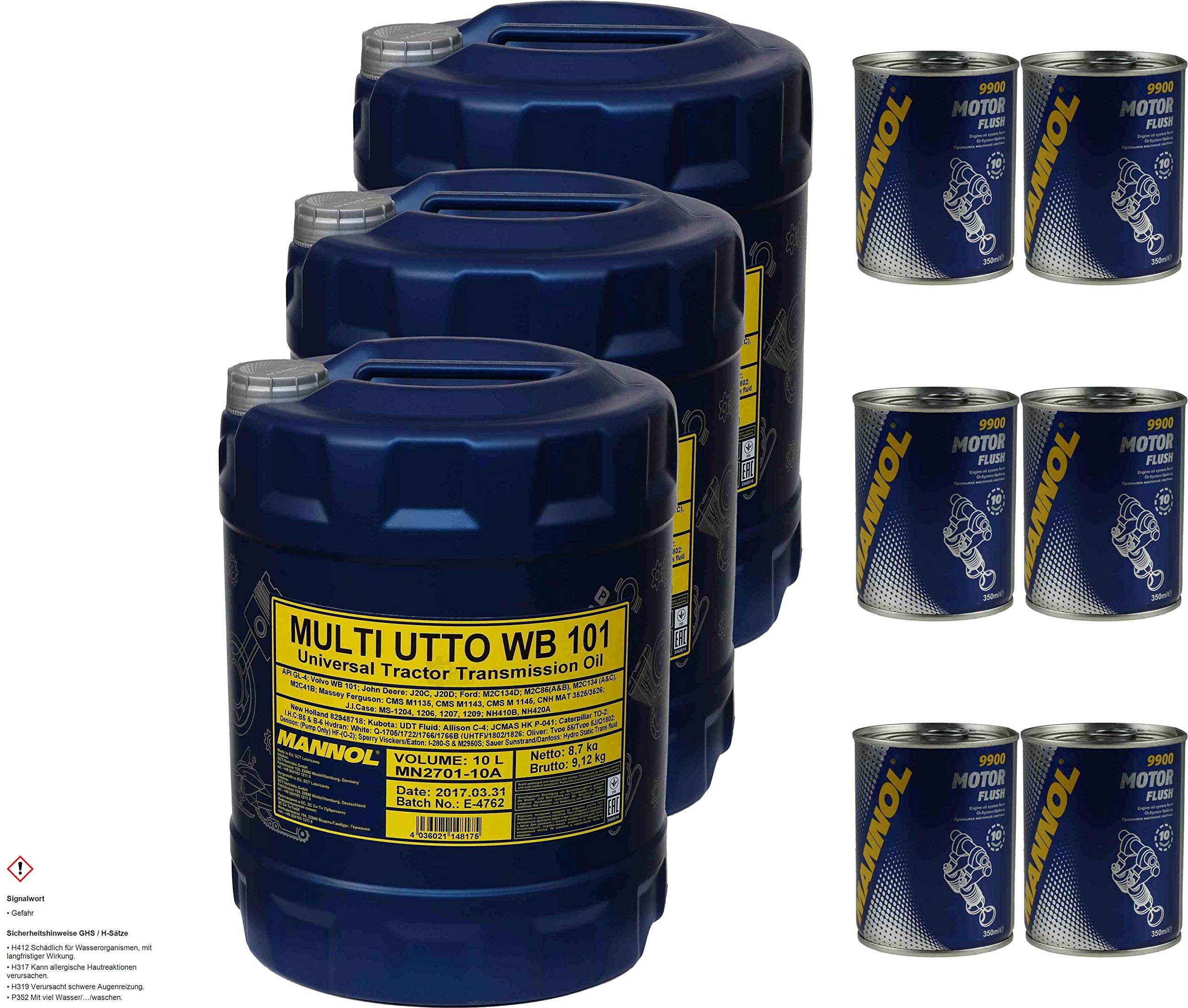 MANNOL Multi UTTO WB 101 API GL-4 Huile moteur 6 x 30 l