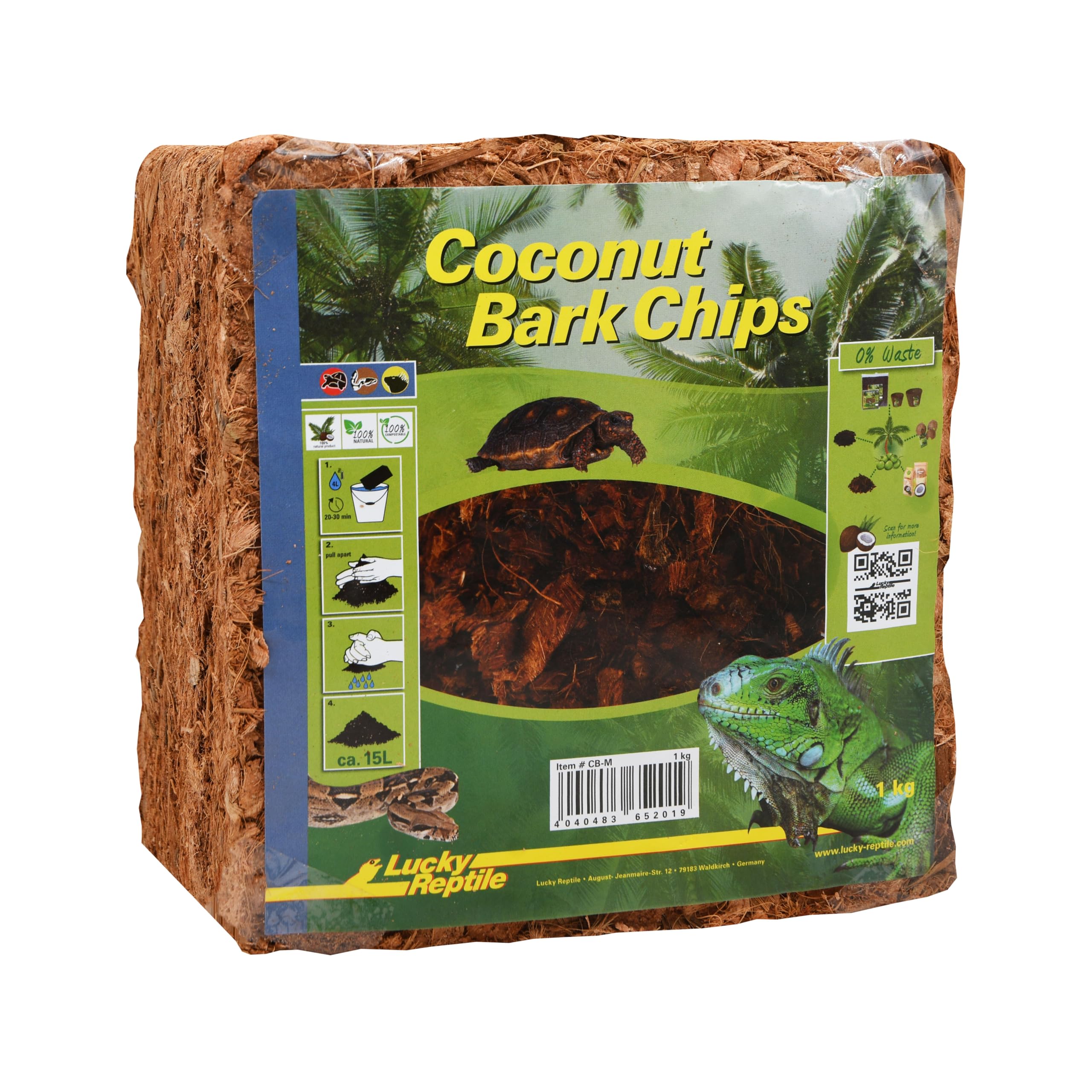 Lucky Reptile Coconut Bark Chips 5 Litres