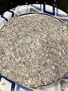 Generic 5 Lbs Brindle Blend Pumice, Tans & Grays Vinyl Color Chips/Flakes in True 1/4 Size. Epoxy Floor Coating Chips