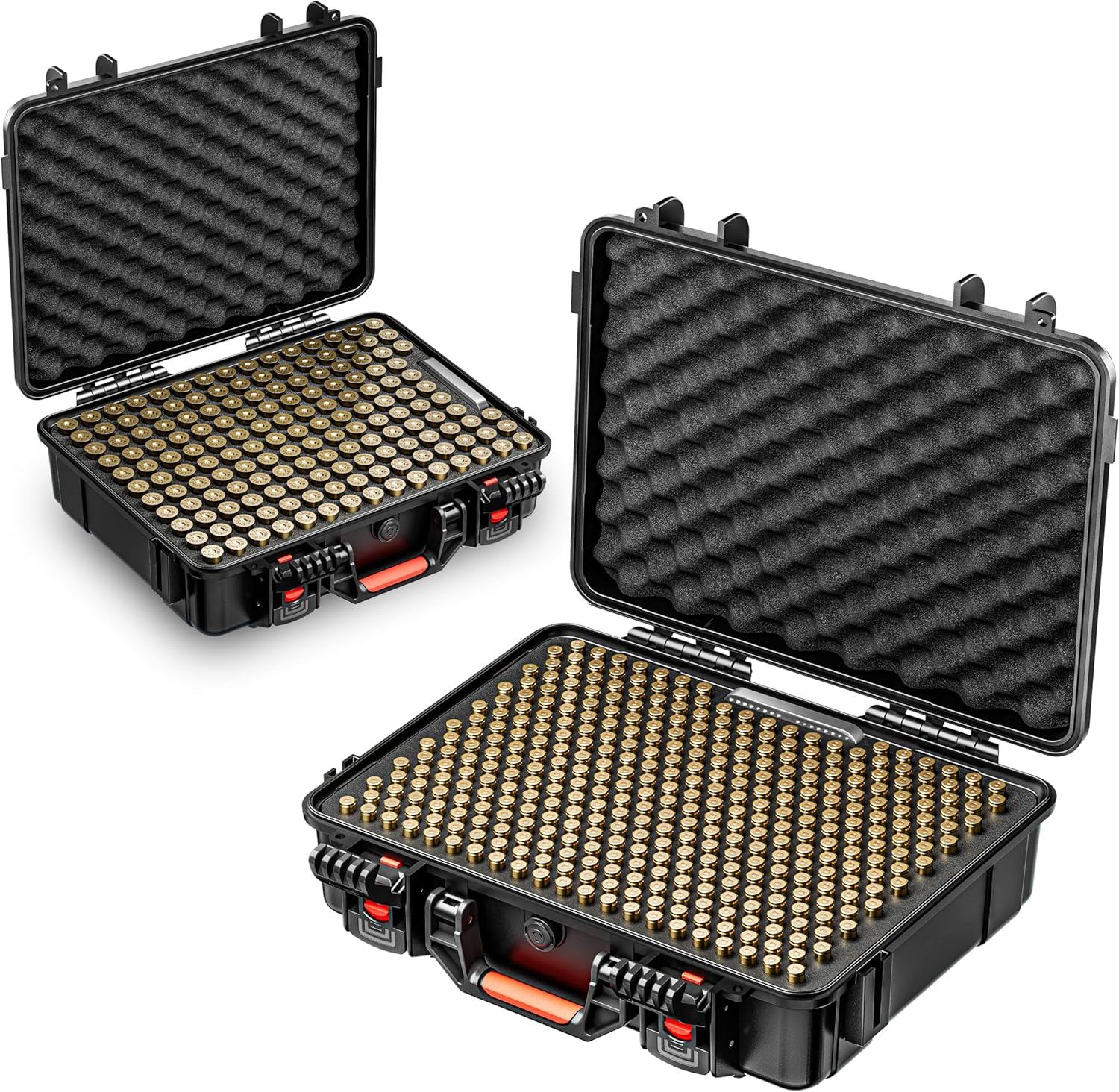 360 Round 7.62 Ammo Storage Case with Desiccant and 150 Rounds Shotgun Shells Case with Desiccant