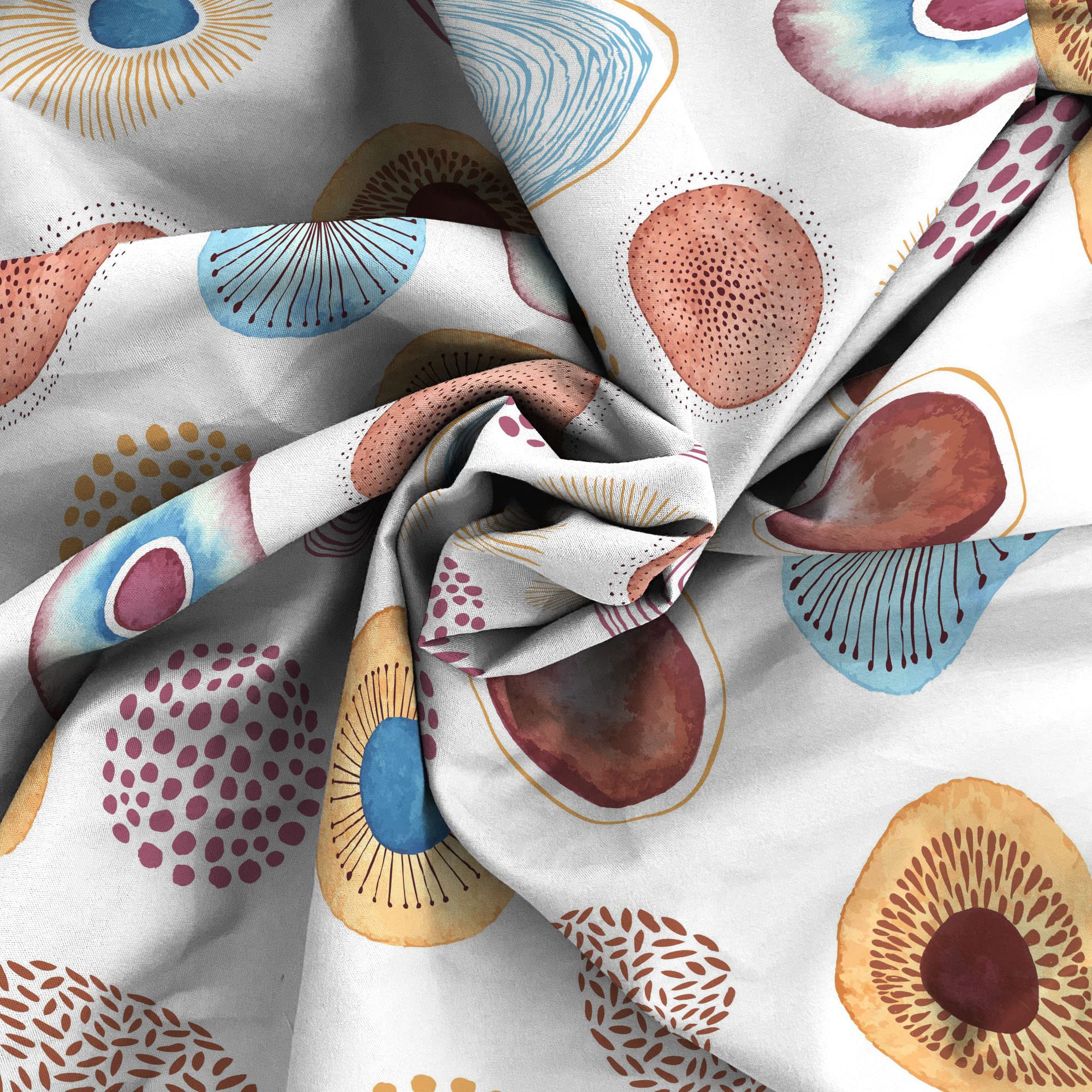 Italian Bed Linen Fantasy Completo Letto, Microfibra, Circle, Matrimoniale