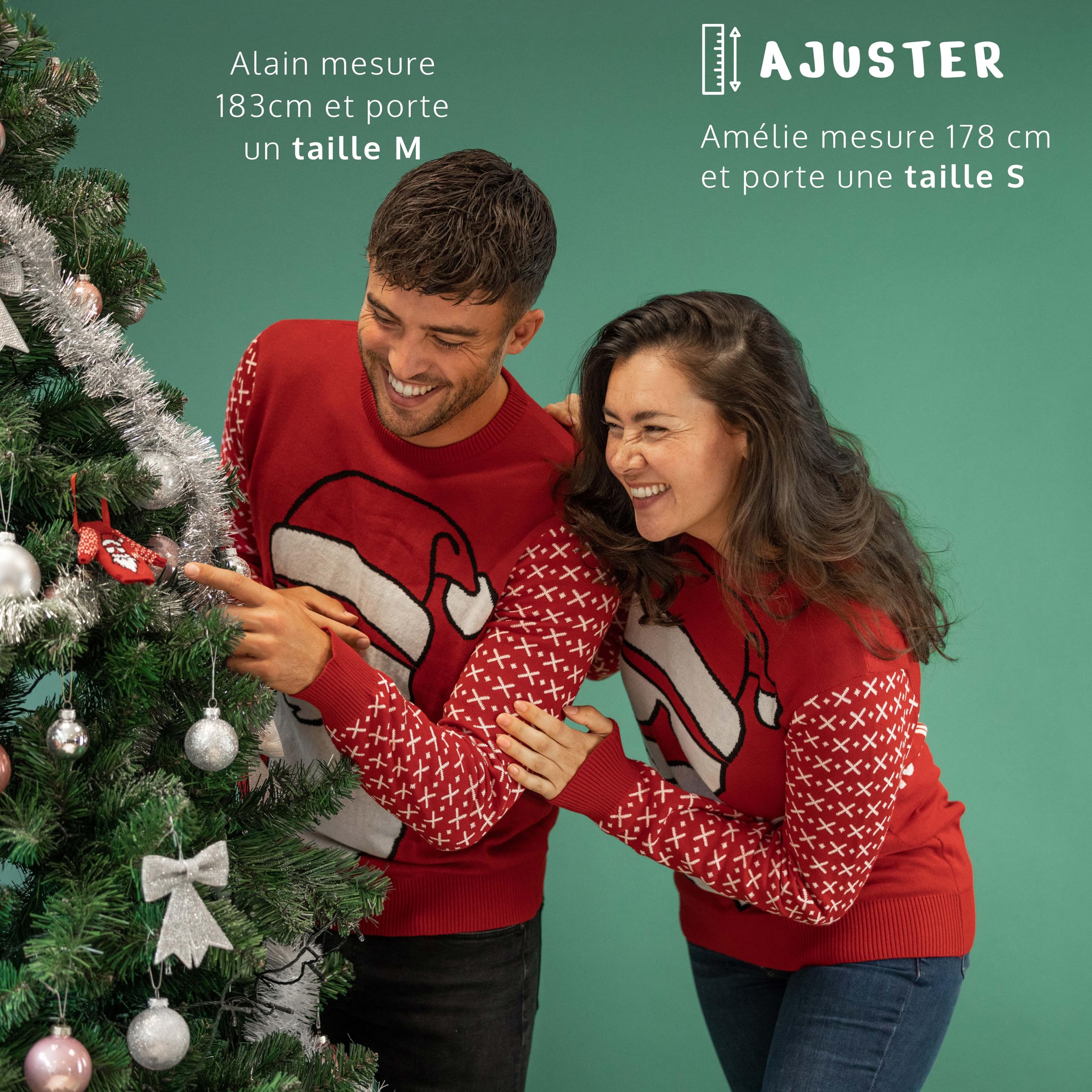 JAP Christmas - Pull de Noel - Pull Noel pour Femme et Homme - Pull Moche de Noel - Funny
