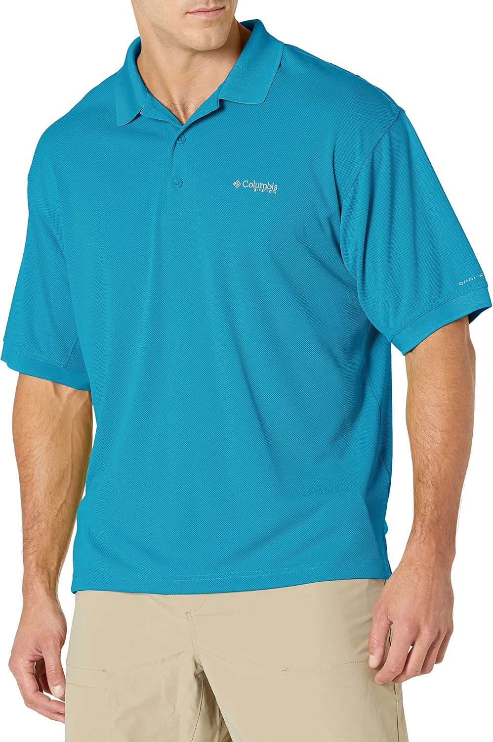 Chemise Columbia PFG Bonehead Homme - XL - Verte - Manches Courtes - Coton - Pêche