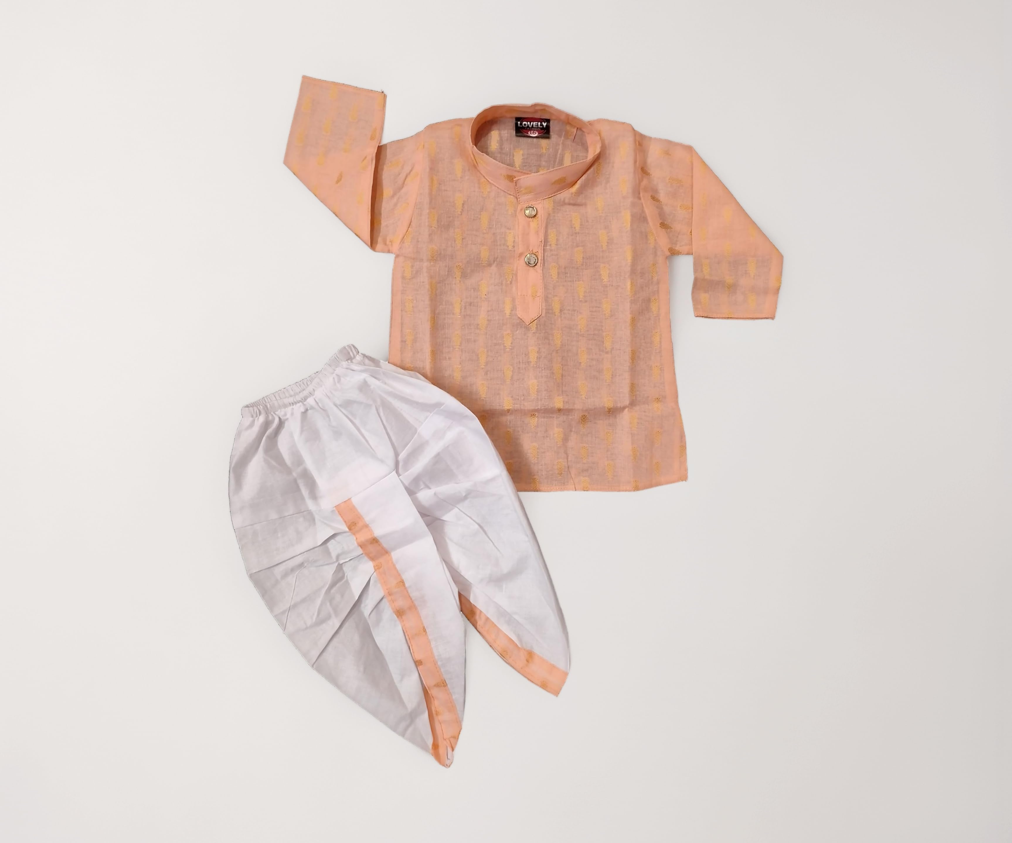 Dhoti Kurta Set for Kids | Pure Cotton Kurta Pyjama Set for Boys