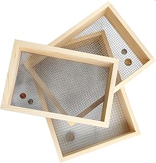 Wood Soil Metal Dirt Purpose Garden Rock Compost Sifter for Gardening (3 Pcs Sifter)