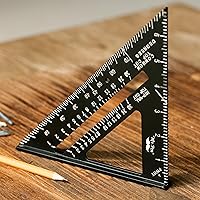 Vista 6 de Mr. Pen - Escuadra de Metal, 7 Pulgadas, Escuadra de Aluminio para Carpintería, Herramienta de Escuadra para Carpinteros, Escuadras de Carpintería