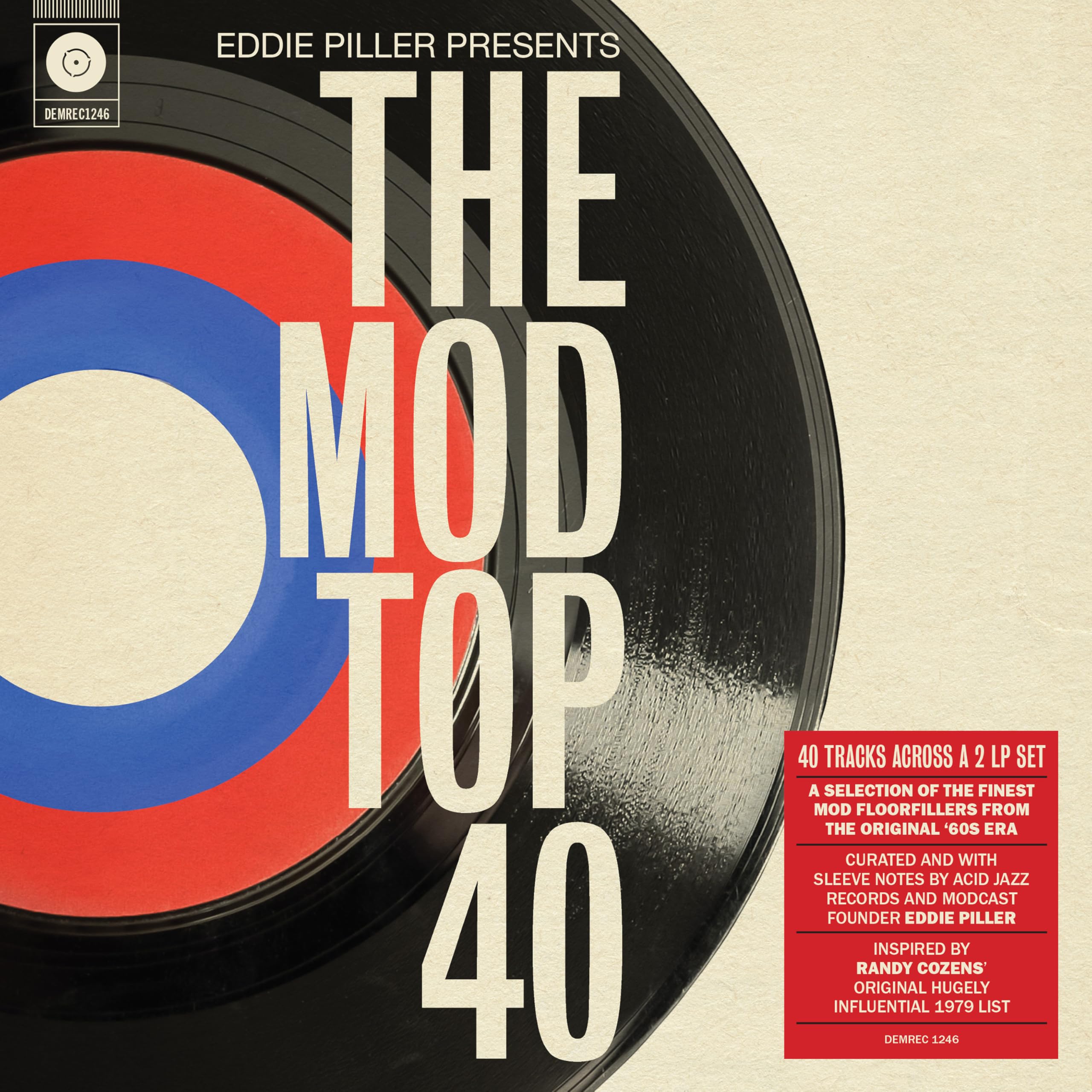 Eddie Piller Presents: The Mod Top 40 2LP [VINYL]