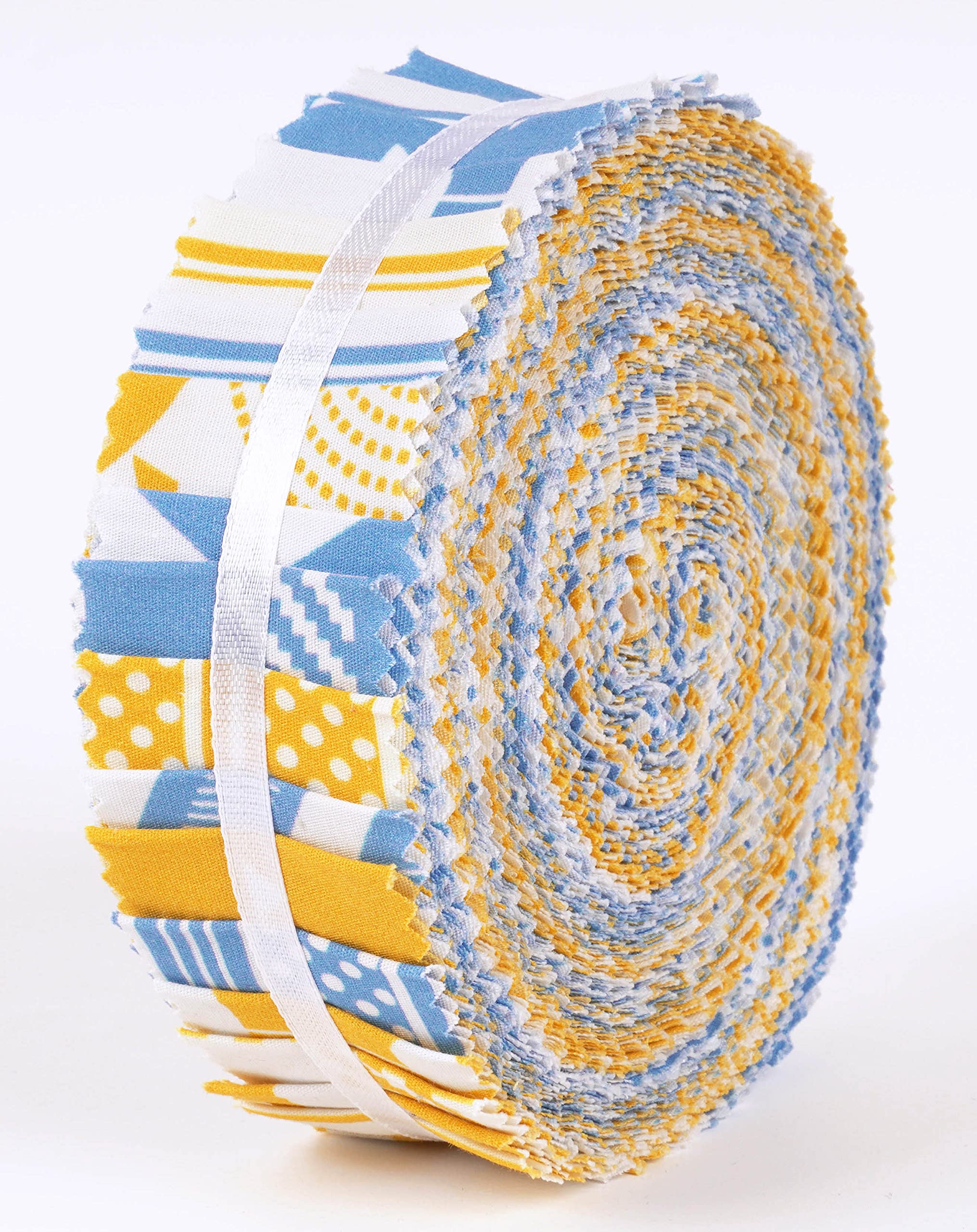 Tissu coton bleu en rouleau pour quilting et patchwork créatif Soimoi