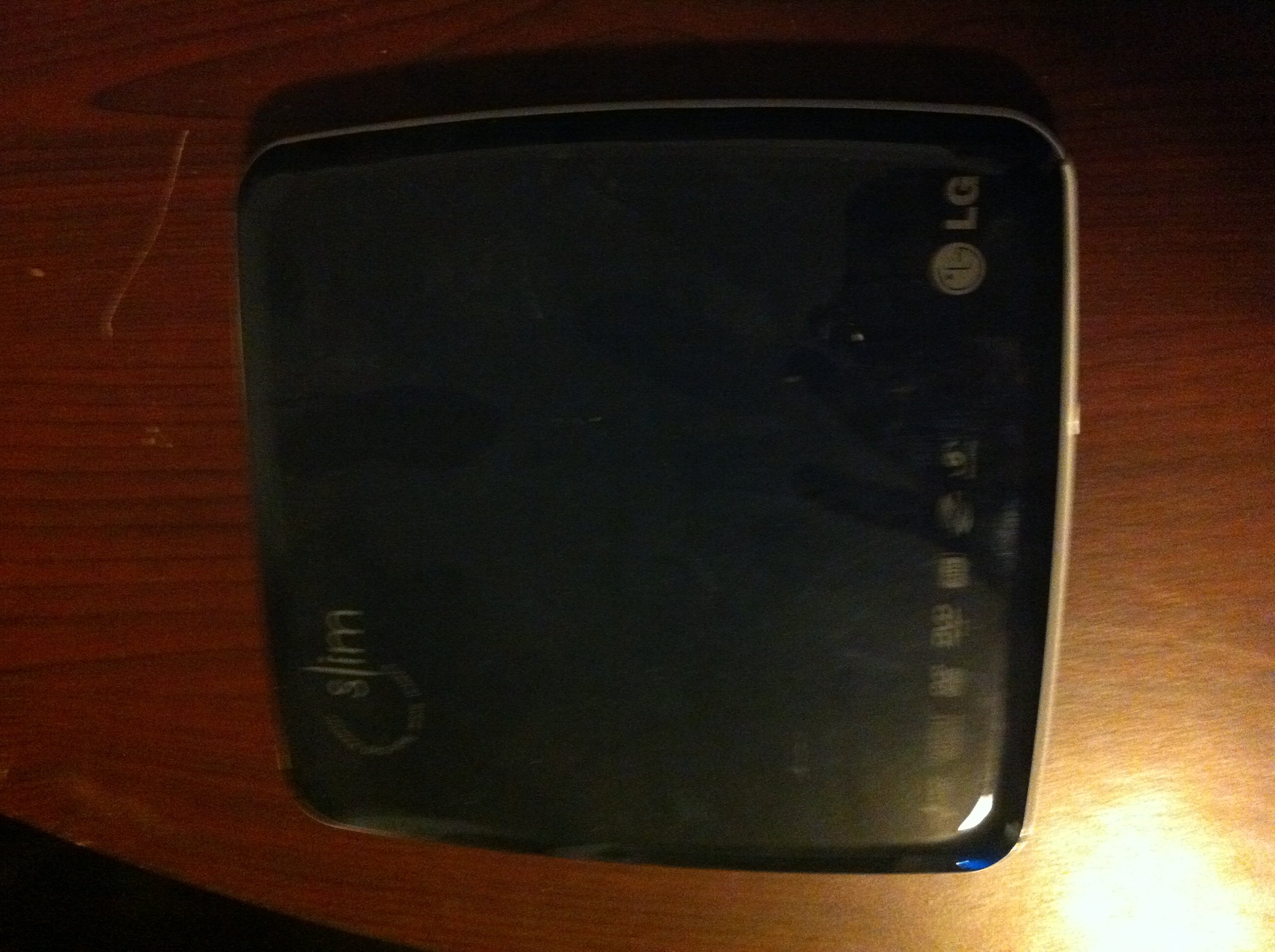 LG Electronics GP08LU10 8X Slim LightScribe DVD+/-RW External Drive (Black)