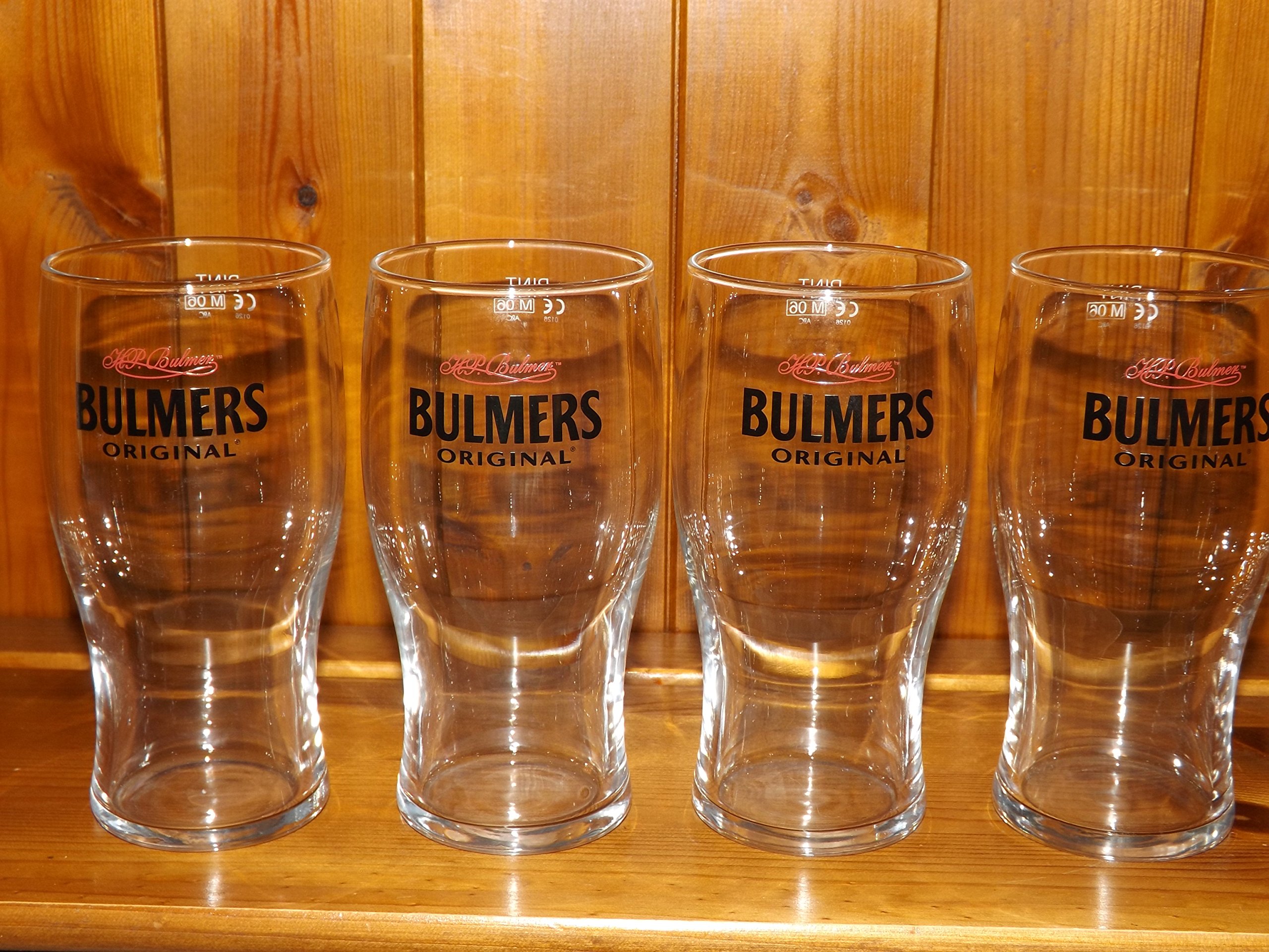Bulmers Original Cider Pint Glass X 4