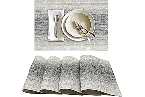 Woven Outdoor Table Placemats for Impeccable Dining Outdoors
