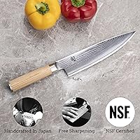Vista 31 de Shun cuchillo clásico para chef, 10 pulgadas, Negro