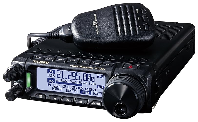 FT-891 FT891 Yaesu Original FT-891 HF/50 MHz All Mode Analog Ultra Compact Mobile/Base Transceiver - 100 Watts - 3 Year Warranty