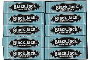 Black Jack Chewing Gum: Refreshing Black Licorice Flavor