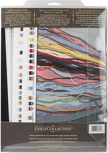 Miniatura 9 de Tapiz de Navidad Dimensions Needlecrafts de punto de cruz, de 16 x 12 pulgadas