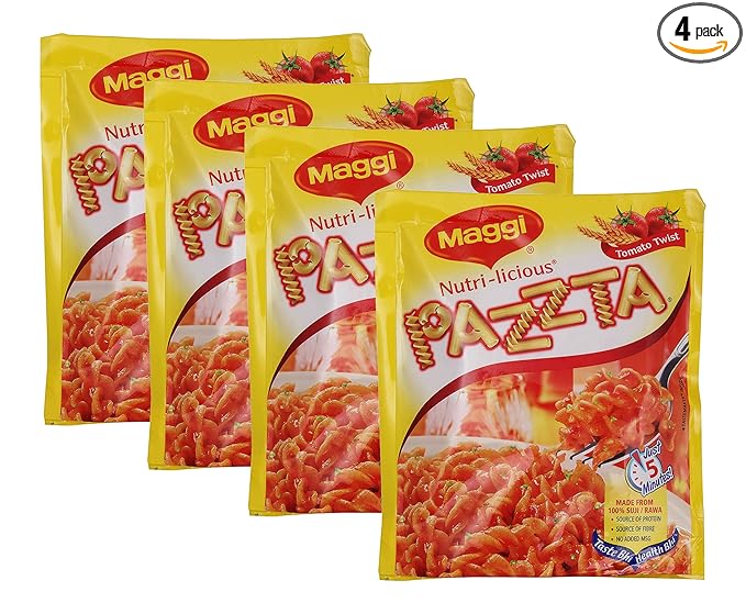 Big Bazaar Combo - Maggi Nutri Licious Pazzta Tomato Twist Macaroni, 64g (Buy 3 Get 1, 4 Pieces) Promo Pack