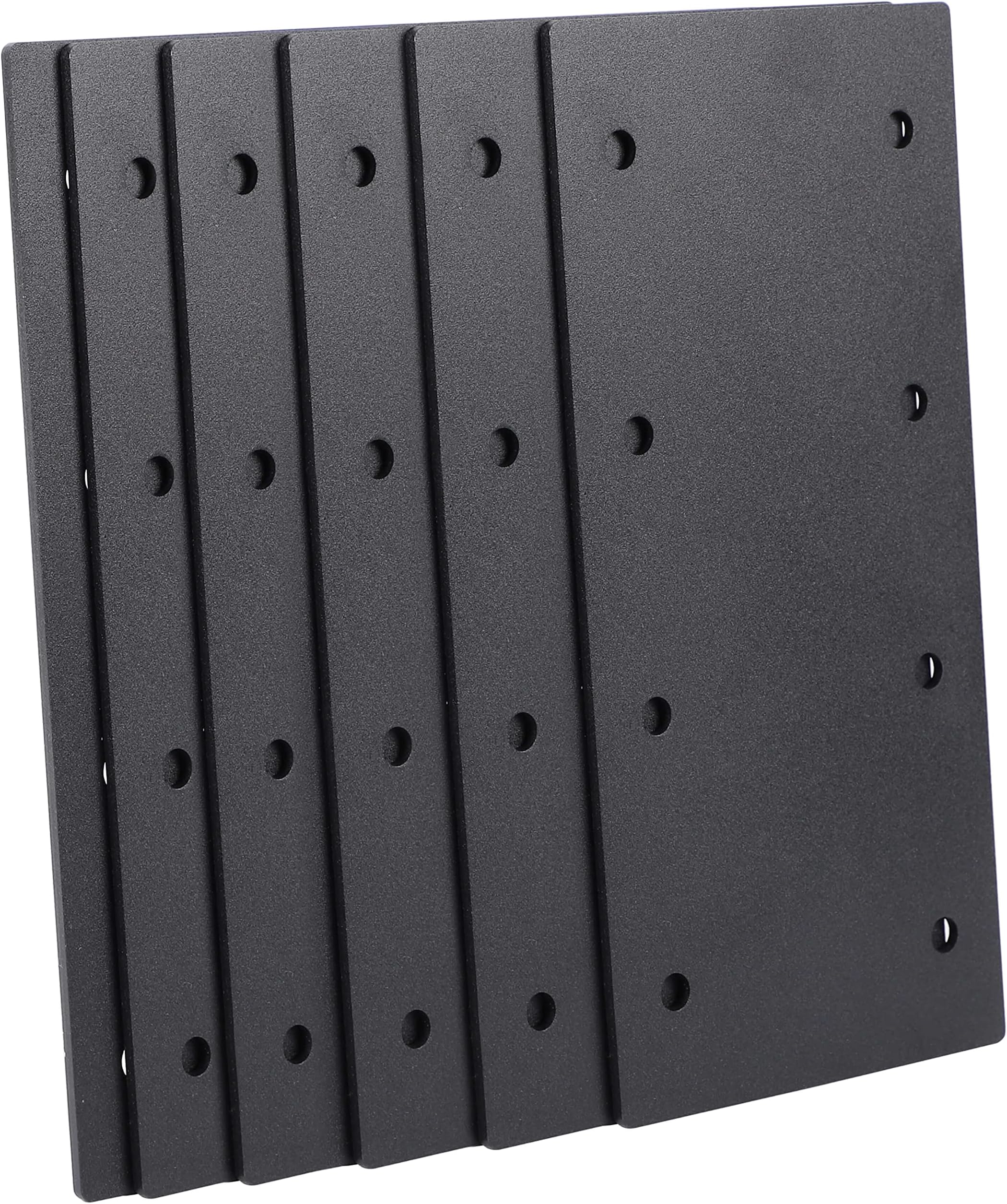 Heneng 6 Pcs Flat Mending Plate, 4-3/4" X 4-3/4", Flat Plate Connector Bracket For
