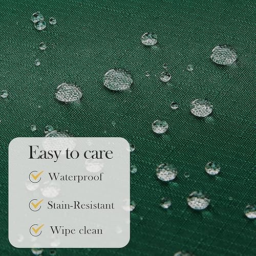 Miniatura 3 de Mantel rectangular con textura de lino, impermeable y sin arrugas, resistente a las manchas, mantel decorativo de tela para comedor,