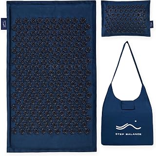 AcuEarth Akupressur-Set, Matte, Nackenkissen und Leinen