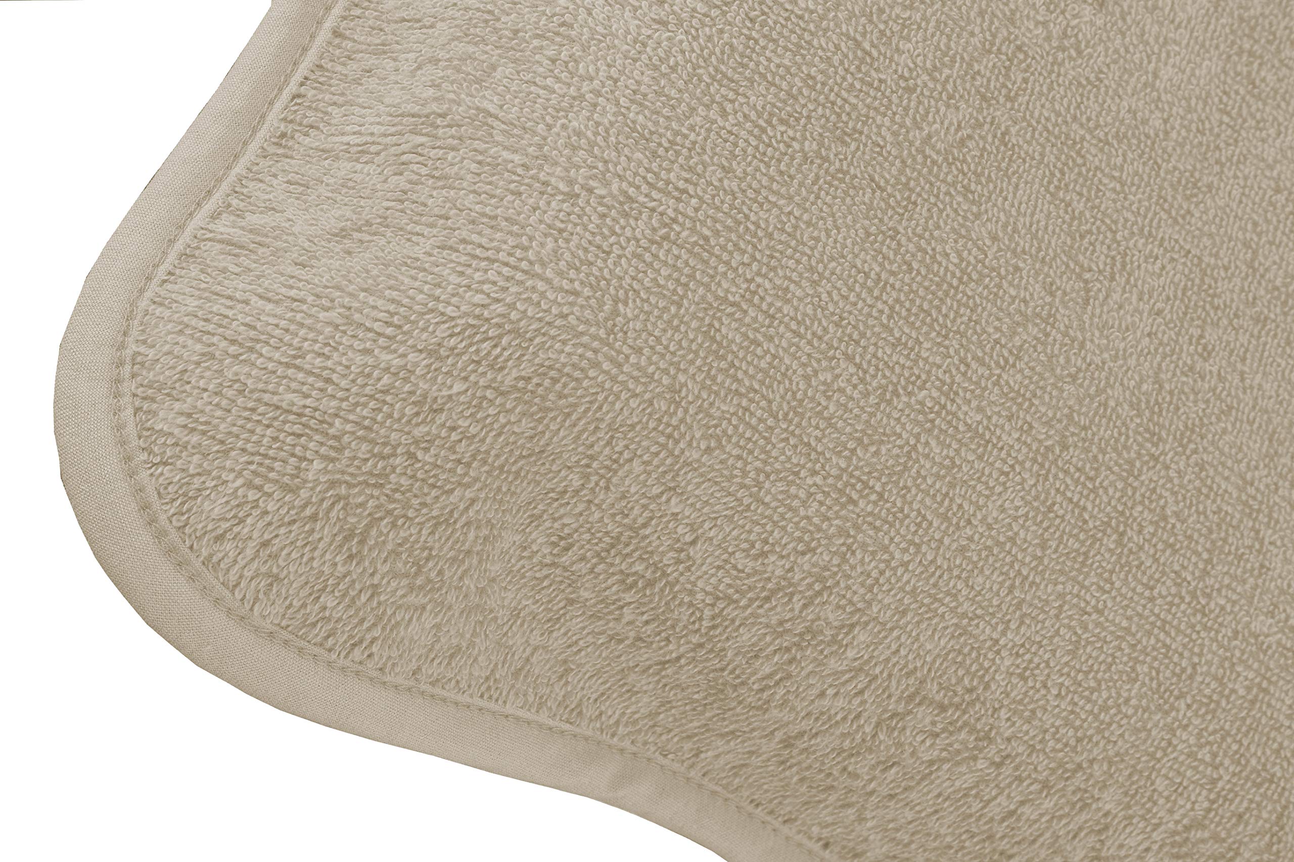 Brandsseller Funda de Tumbona 75x200 cm – Funda protectora de Rizo, Toalla de Algodón 100 %, lavable, antideslizante, certificada Öko-Tex – Taupe / Grigio