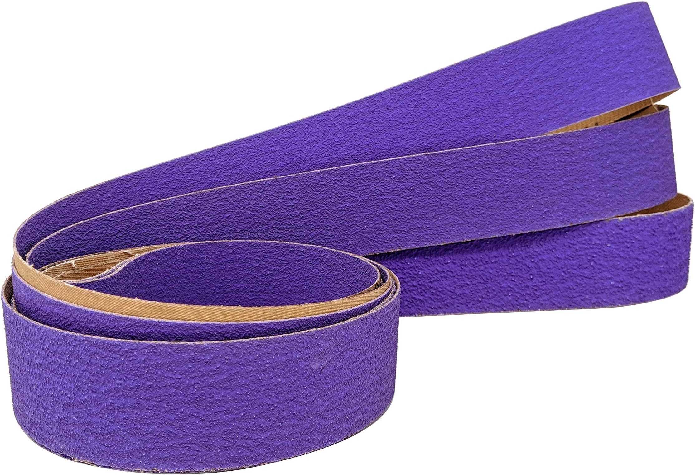 Sanding Belt 2" x 48" Ceramic 8 PACK of Premium LONG life belts made