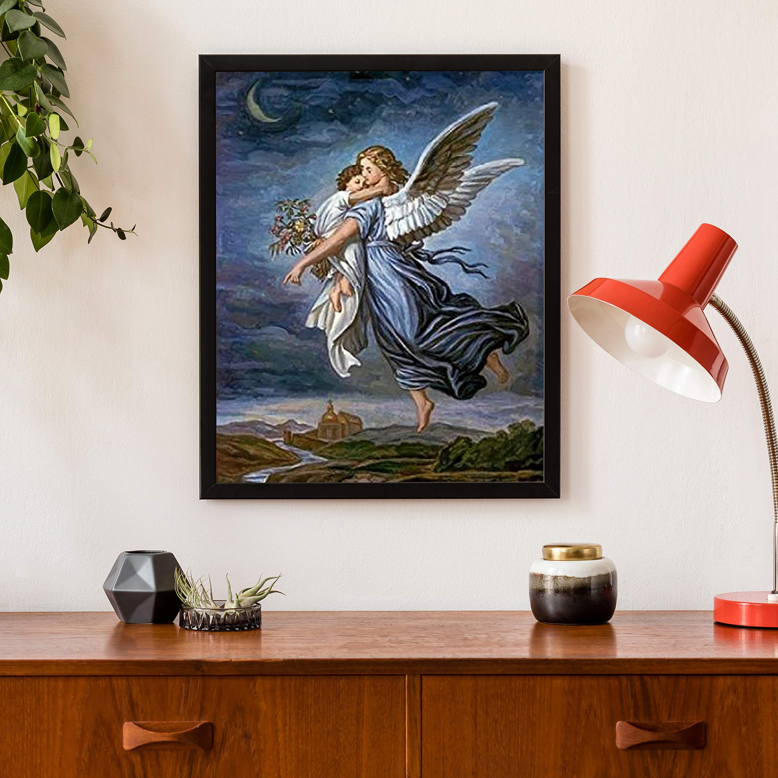 Amazon.com: The Guardian Angel Poster Print by Wilhelm Von