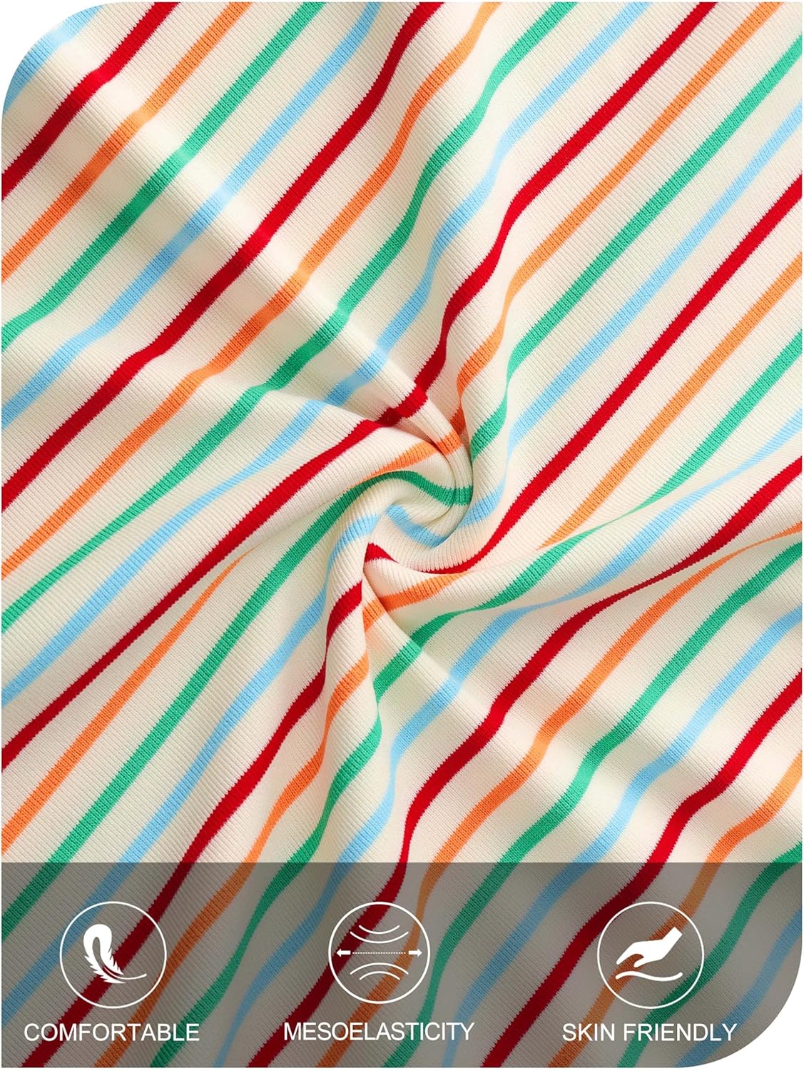 MEROKEETY Women's 2026 Summer Casual Dress Striped Sleeveless Crew Neck Tie Waist Beach Vacation Trendy Short T Shirt Dresses - Image 6