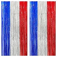 Vista 21 de KatchOn - Telón de fondo negro con flecos de 6.4 x 8 pies, extra grande, paquete de 2, telón de fondo de oropel negro para decoraciones de fiesta