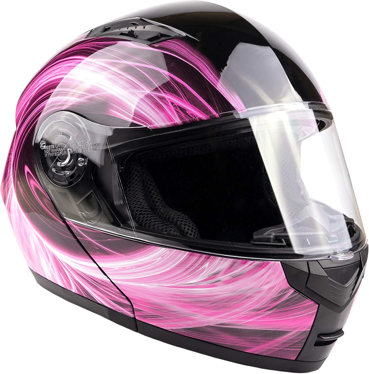 Modular Full Face Snowmobile Helmet with Heated Shield, Breath Box Typhoon TH158