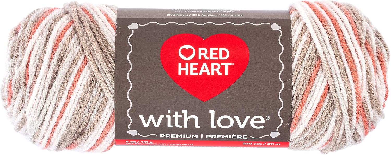 RED HEART With Love yarn, Mojave