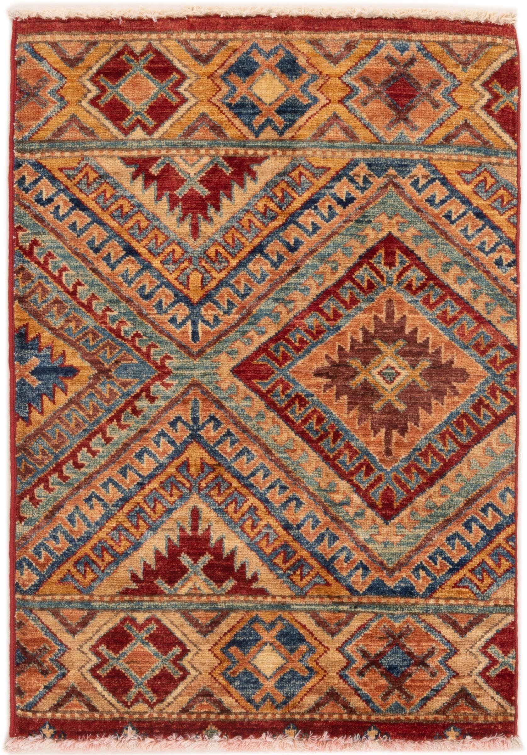 Tapis d'Orient fait main Arijana Spectrum en pure laine héritage artisanal du Pakistan